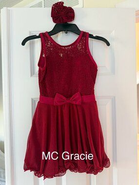 Maroon MC Gracie Lyrical Dance Costume